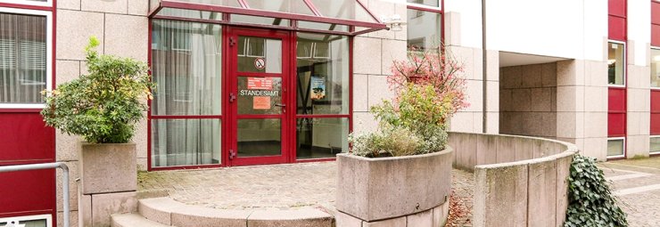 Entrance to the registry office