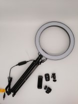 A ring light stand - perfect for your videos on social media!