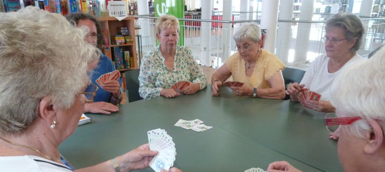 Generation Plus plays in the Hilden City Library!