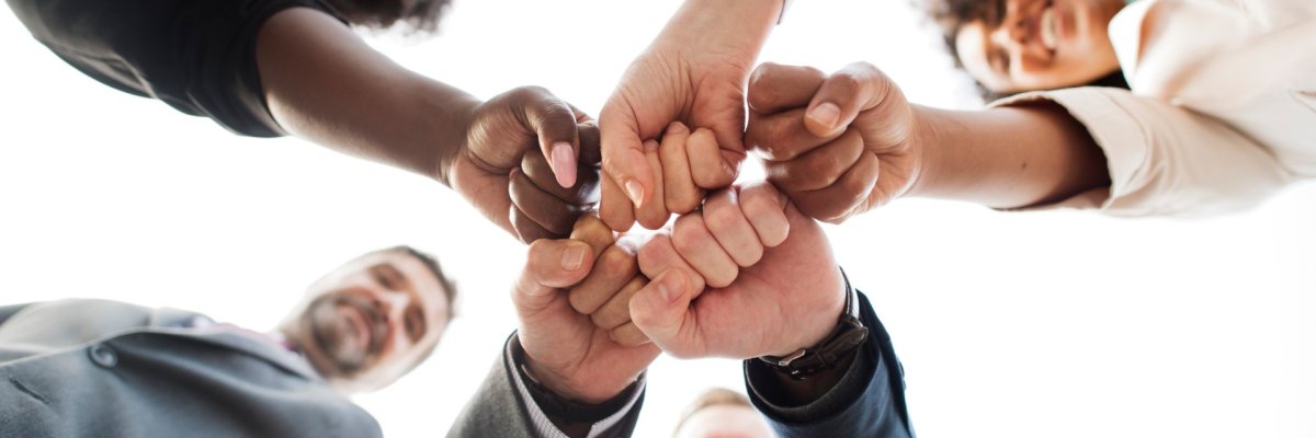 Successful and happy business team Successful and happy business team