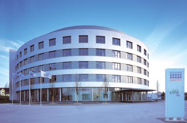 Front view of QIAGEN headquarters in Hilden, Germany