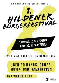 Postkarte Hildener Bürgerfestival