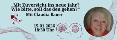 Banner Vortrag mit Zuversicht ins neue Jahr - 1 Banner Vortrag mit Zuversicht ins neue Jahr - 1