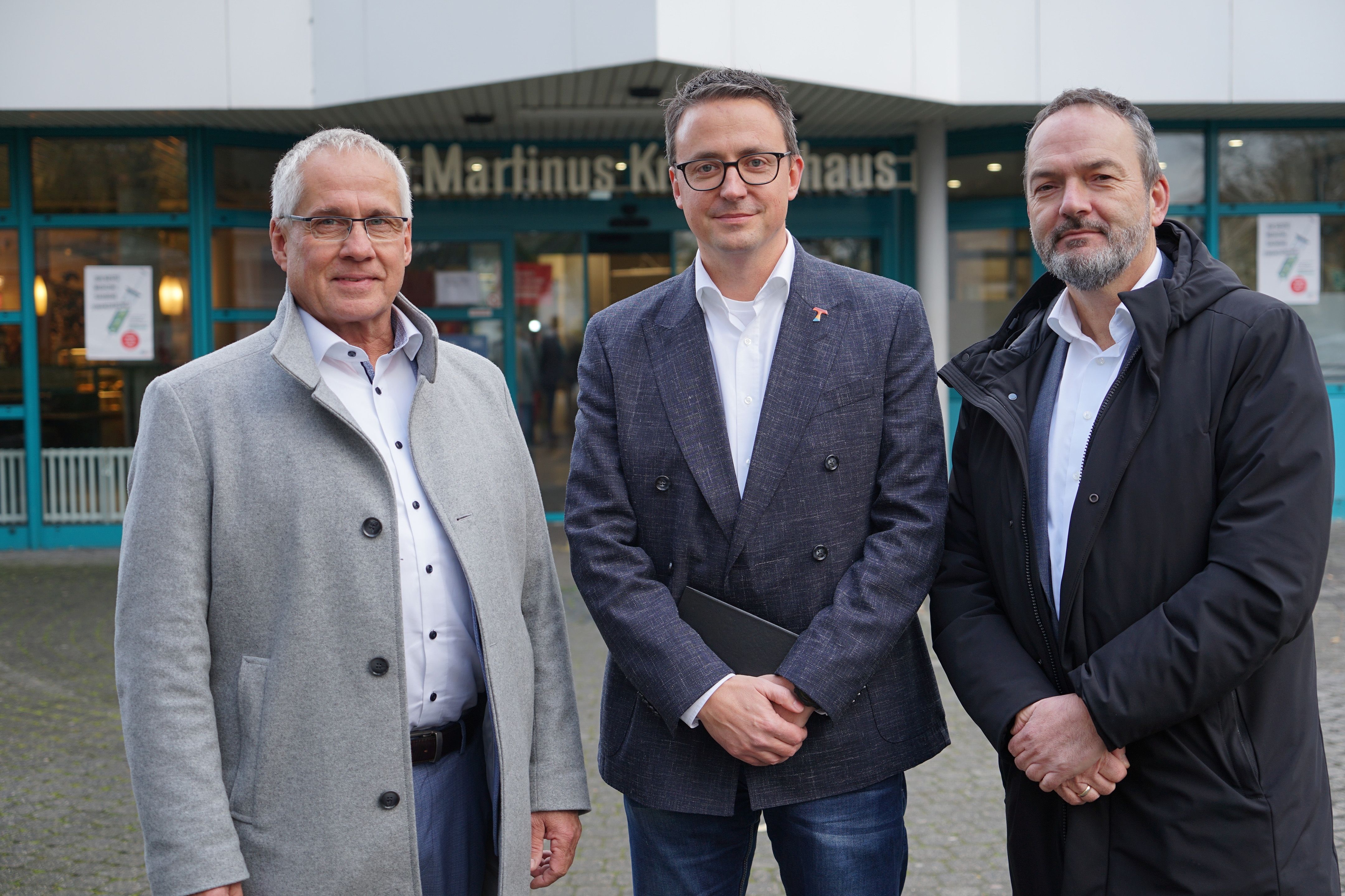 Frank Schneider, Dr. Christoph Heller und Dr. Claus Pommer
