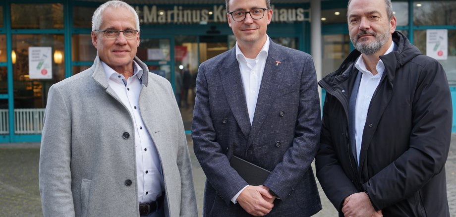 Frank Schneider, Dr. Christoph Heller und Dr. Claus Pommer