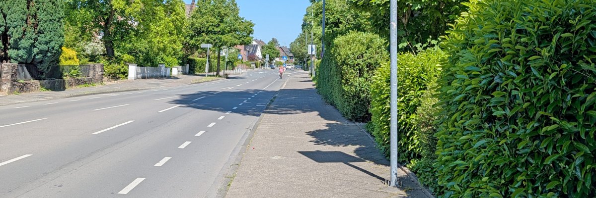 Auch auf der Gerresheimer Straße gilt demnächst ganztägig Tempo 30.