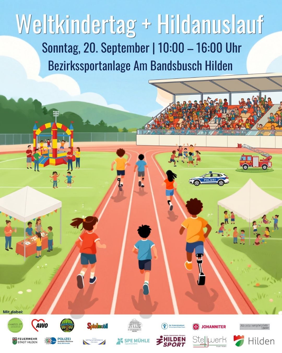 Kopie von Kopie von Hildanuslauf x Weltkindertag Poster DIN A3 - 3