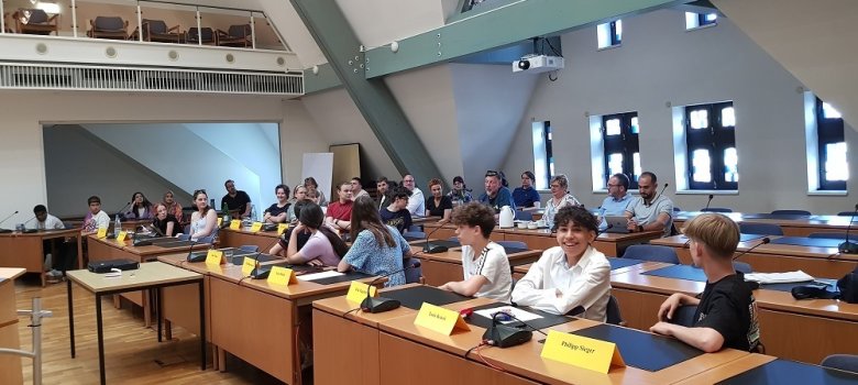Sitzung des Jugendparlaments im Bürgersaal