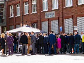 Netzwerken beim Hildener Unternehmertag